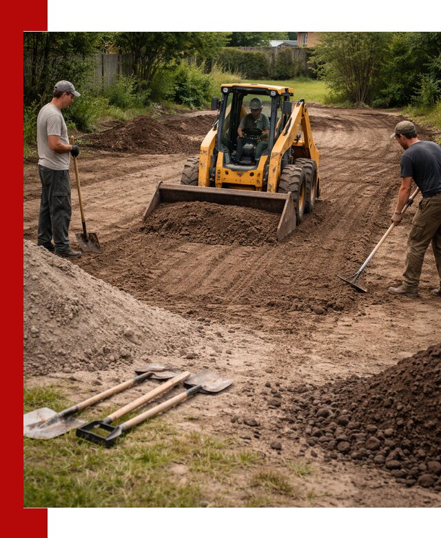Планировка участка грунтом с вывозом и доставкой в Уфе