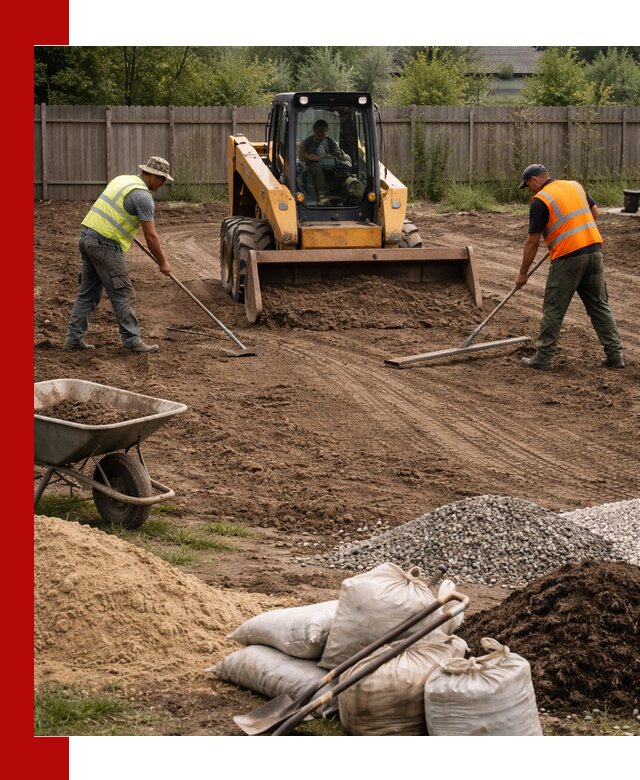 Выравнивание участка под строительство и благоустройство в Уфе