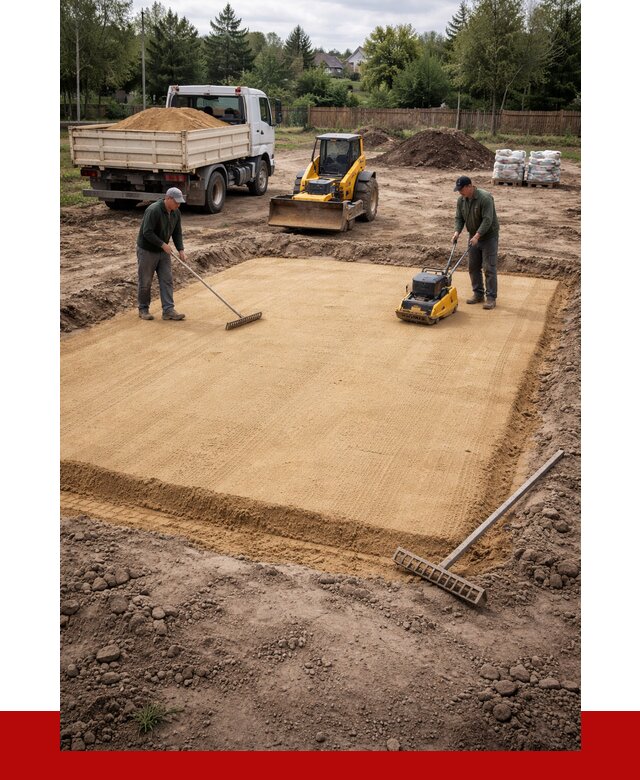 Устройство песчаной подушки в Уфе от 4624 р. ПРОНЕРУДУфа