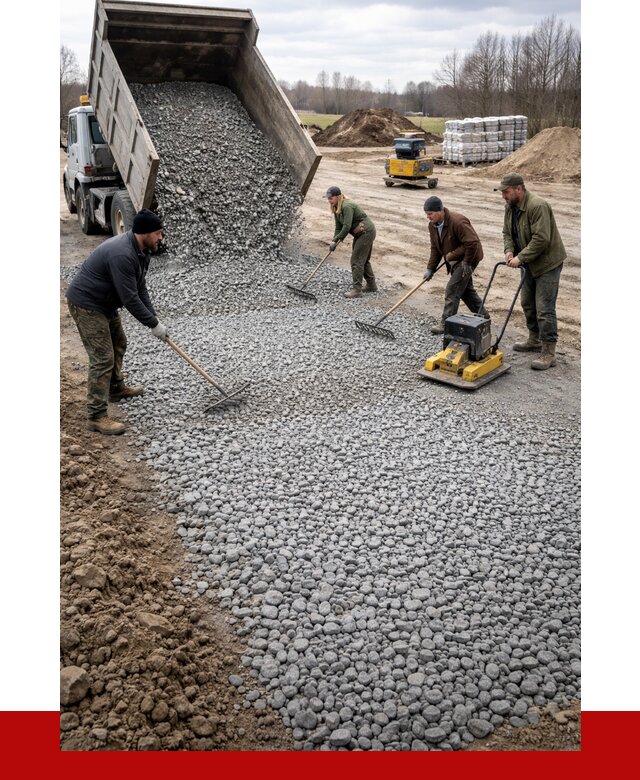 Устройство щебеночной подушки в Уфе от 4624 р. ПРОНЕРУДУфа